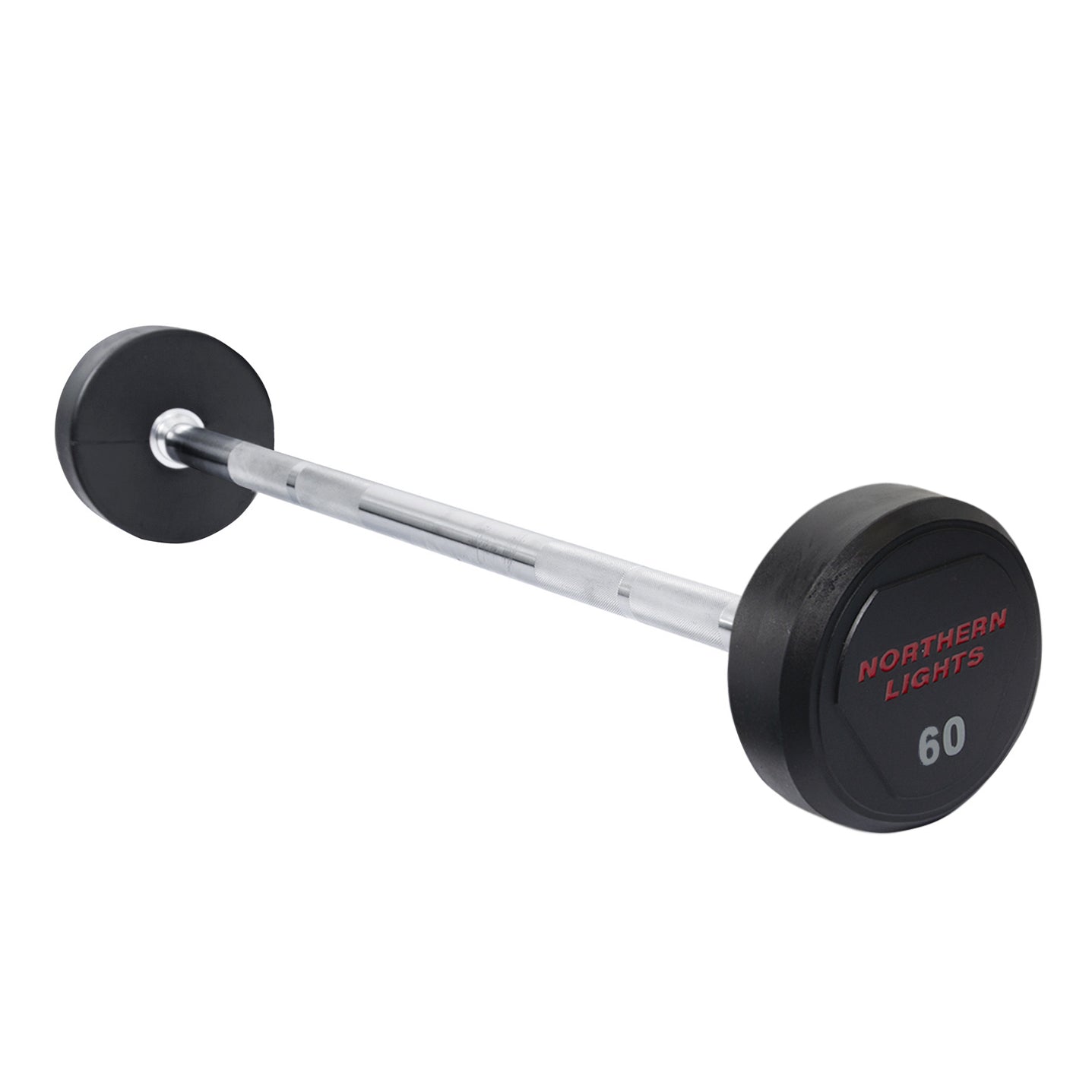 NL Logo Urethane Fixed Barbell, 60 lb Shop Fitness Equipment at