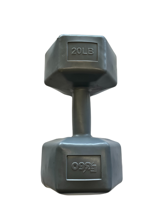 Hex Dumbbell PVC Coated 20 lb