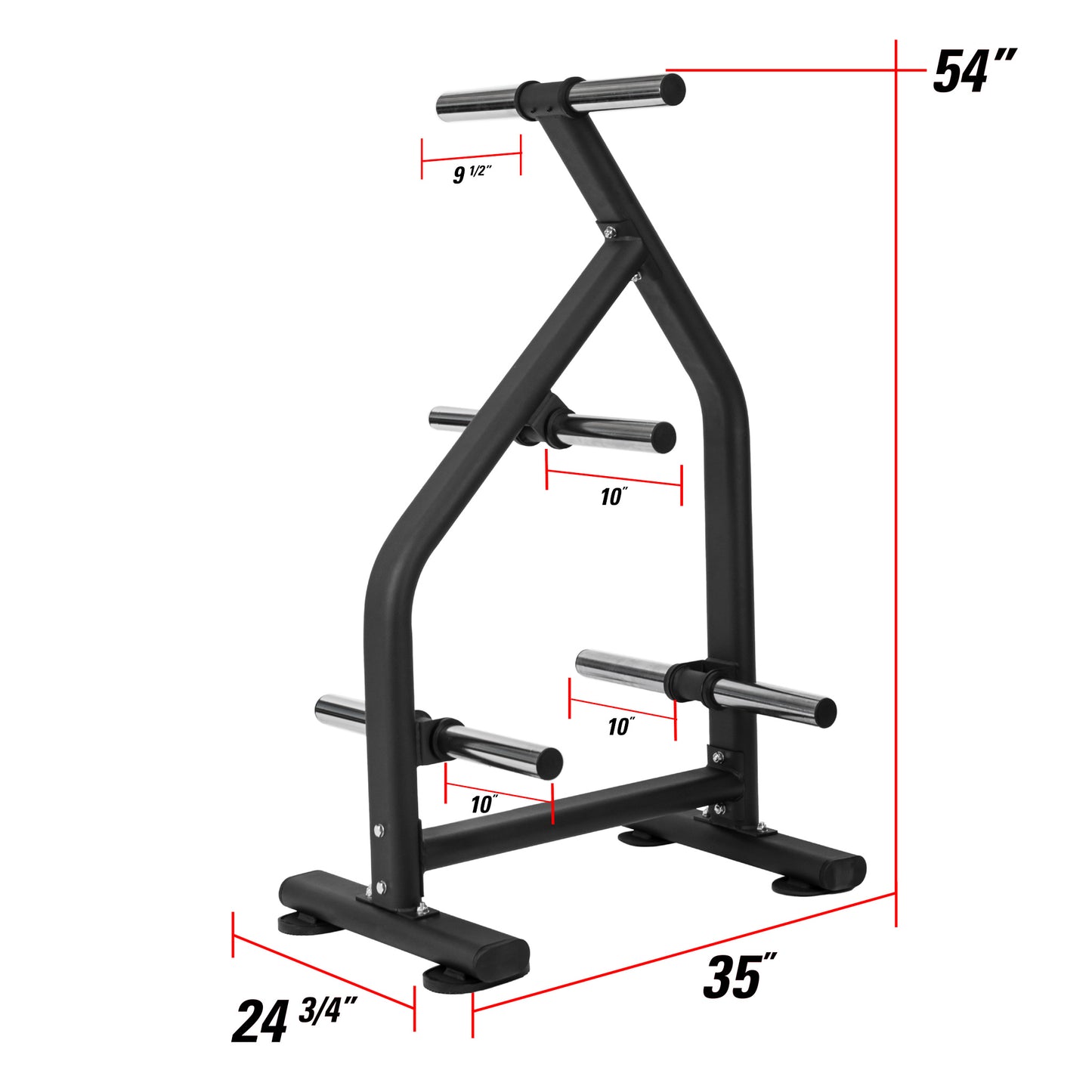 ATOP Sports 8-Peg Commercial Olympic Plate Rack