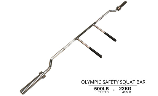 Olympic Safety Squat Bar with Handles