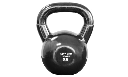 Round Vinyl Coated Kettlebell, 35lbs