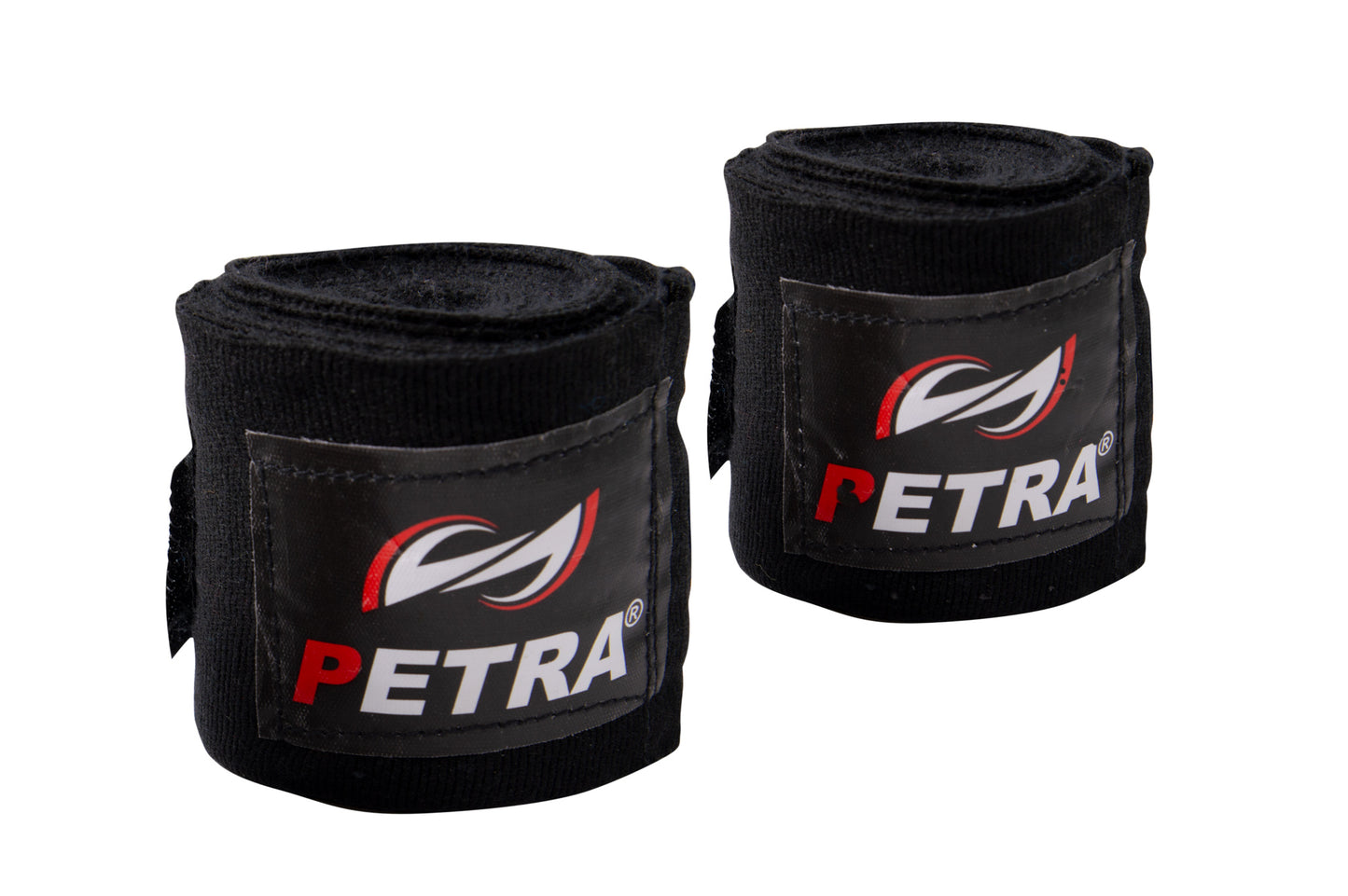 Petra Hand Wraps, Cotton/Poly, Black #1464