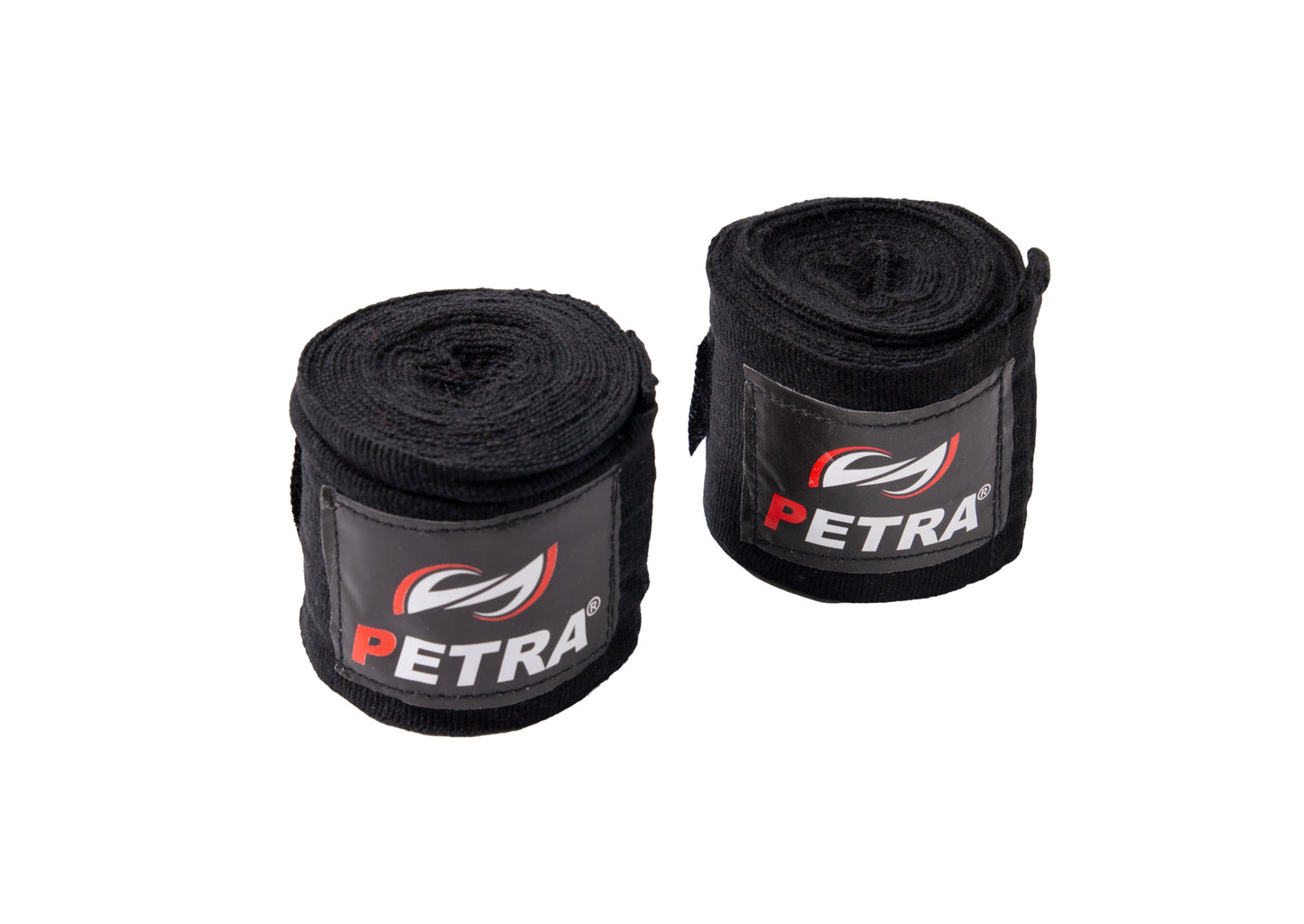 Petra Hand Wraps, Cotton/Poly, Black #1464