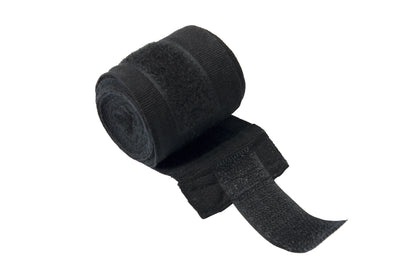 Petra Hand Wraps, Cotton/Poly, Black #1464