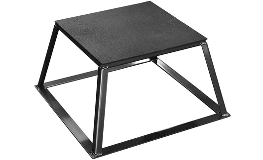 Plyo Box, Steel Frame, Rubber Top, 12"