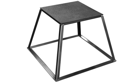 Plyo Box, Steel Frame, Rubber Top, 18"