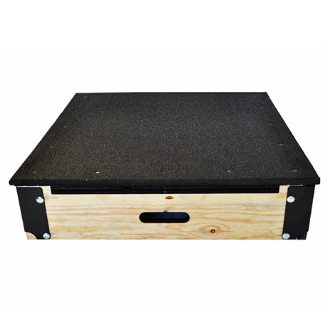 Plyo Box Wood/Rubber Top, 24" x 24" x 6" High