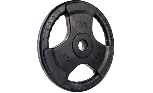 Olympic Rubber Coated  Weight Plate, 45lbs