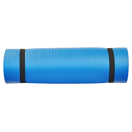 Yoga & Pilates Mat, 190 x 80 x 1.5cm - Blue